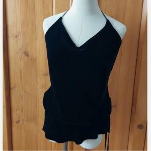 vince velvet halter